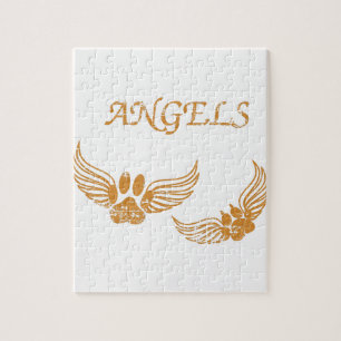 Puzzle Pois de animal de compagnie angélique en détresse