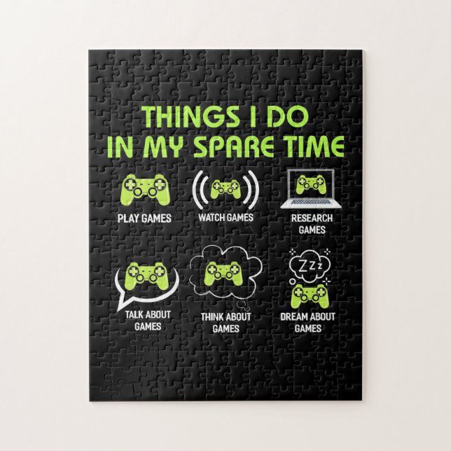 Puzzle Poison gamer | Things Gamer Do In My Spare Time (Vertical)