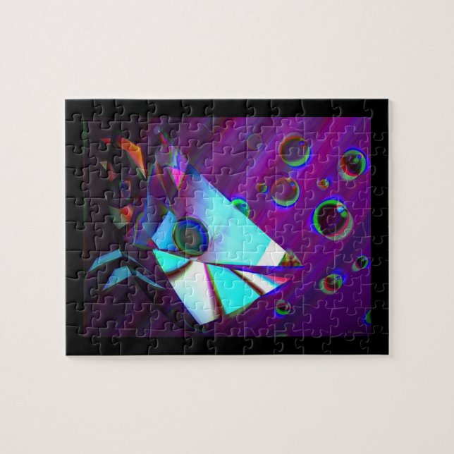 Puzzle Poisson arc-en-ciel (Horizontal)
