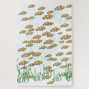 Puzzle Poisson Clown coloré Challenger Géant amusant