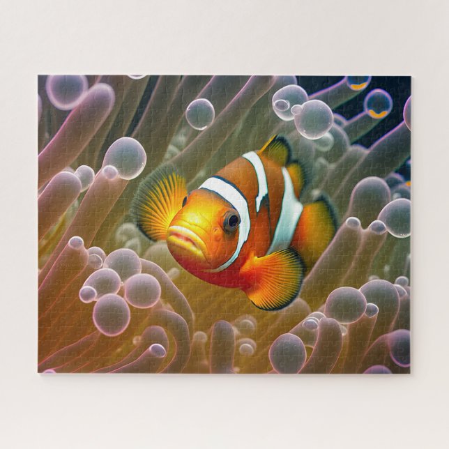 Puzzle Poisson clown dans l'anémone marine (Horizontal)