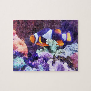 Puzzle Poisson clown et corail