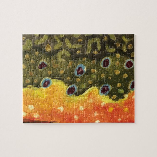 Puzzle Poisson de truite broyée (Horizontal)