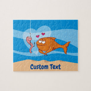 Puzzle Poisson et appât en amour