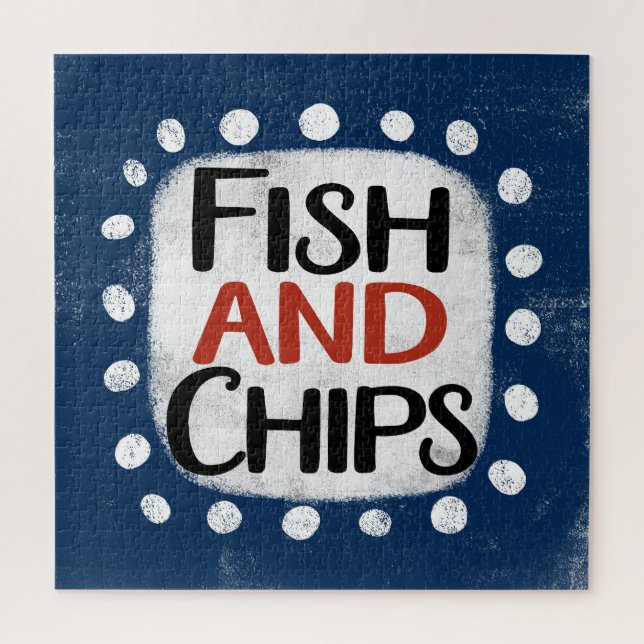 Puzzle Poisson Et Chips (Vertical)