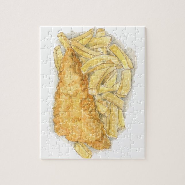 Puzzle poisson-frites (Vertical)