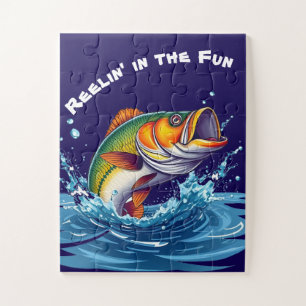 Puzzle Poisson hors de Water-Reelin dans le plaisir