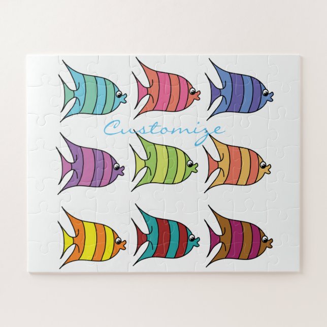 Puzzle Poisson tropical multicolore Thunder_Cove (Horizontal)