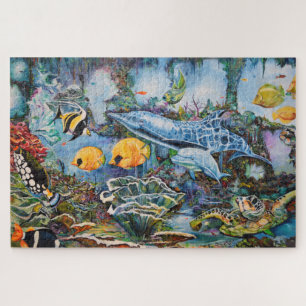 Puzzle Poissons aquatiques tropicaux