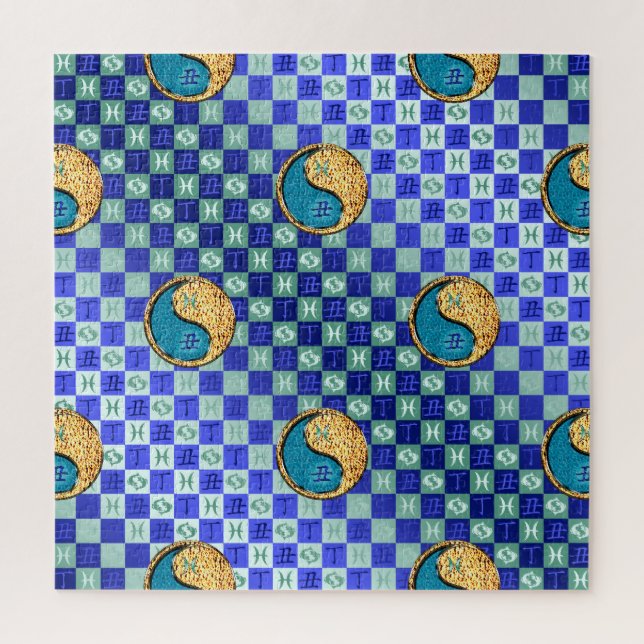 Puzzle Poissons & Bœuf de Feu (Vertical)