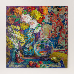 Puzzle Poissons, fruits et fleurs   Kathryn E. Cherry  