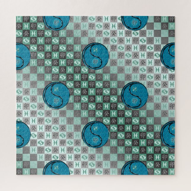 Puzzle Poissons & Lapin d'eau (Vertical)