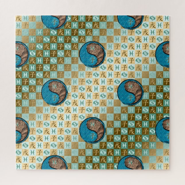 Puzzle Poissons & Rat de terre (Vertical)