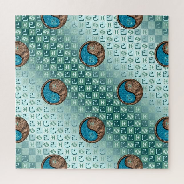 Puzzle Poissons & Serpent de terre (Vertical)