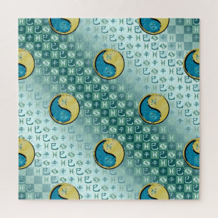 Puzzle Poissons & Serpent Métal