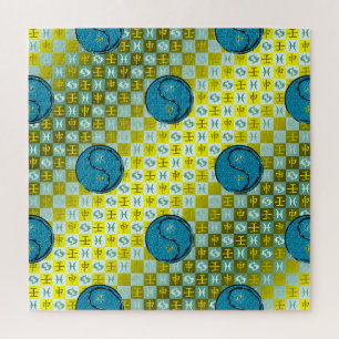Puzzle Poissons & Singe d'eau