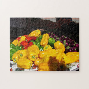 Puzzle - Poivrons de couleur vive