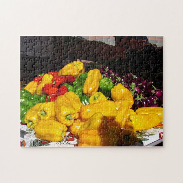 Puzzle - Poivrons de couleur vive (Horizontal)