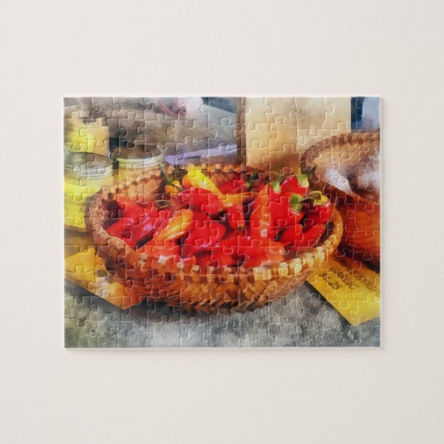 Puzzle Poivrons sur un marché de fermiers (Horizontal)