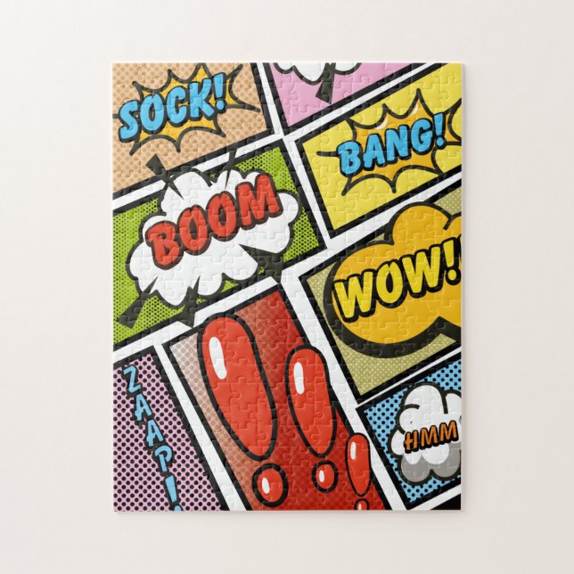 Puzzle Polices de bande dessinée ! (Vertical)