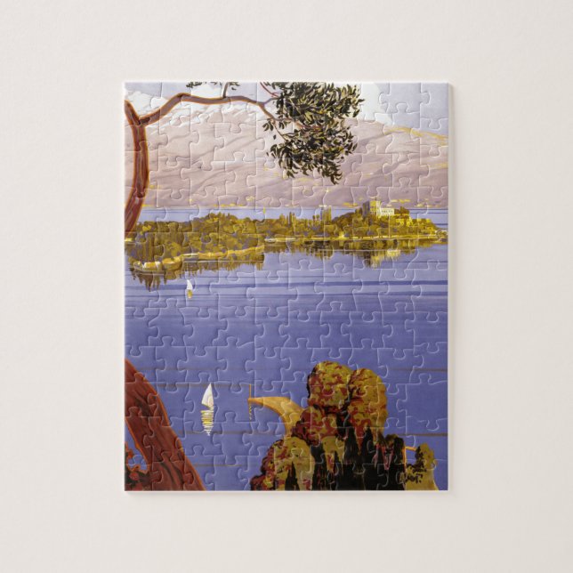 Puzzle Policier de lac (Vertical)
