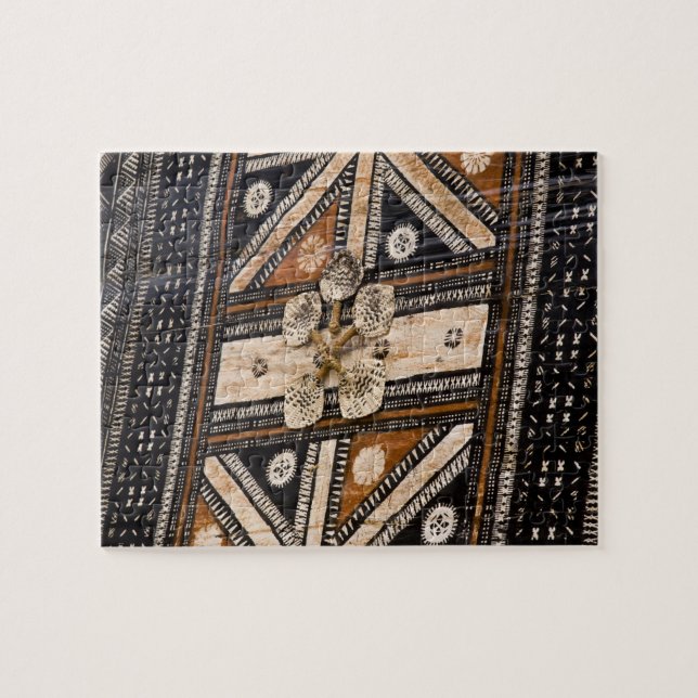 Puzzle Polynésie, Royaume des Tonga. Détail de tapa (Horizontal)