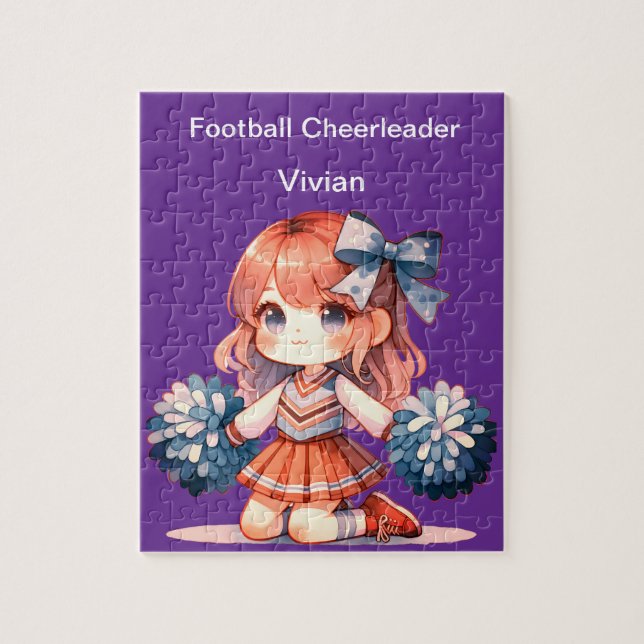 Puzzle Pom-pom girl personnalisée (Vertical)