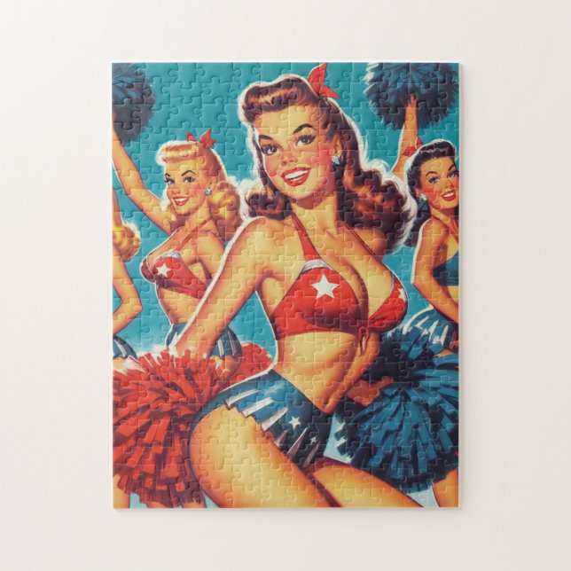 Puzzle Pom-pom girl vintages (Vertical)
