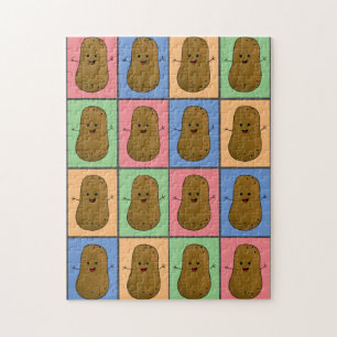 Puzzle Pomme de terre de style Pop Art