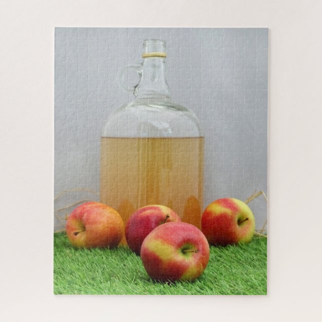 Puzzle Pommes et flacon de cidre Apple Festival (Vertical)