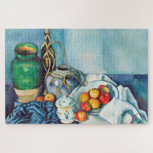 Puzzle Pommes, pots et bouteilles de Paul Cézanne