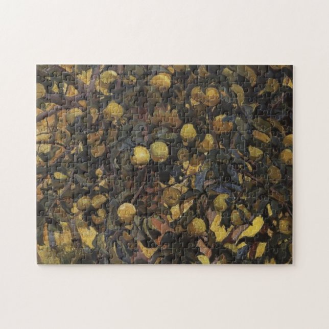 Puzzle Pommes sur les branches des arbres (par Serebriako (Horizontal)