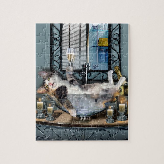 Puzzle pompette de minou (Vertical)