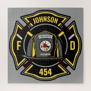 Puzzle Pompier AJOUTER LE NOM L'équipe de Secourt du serv