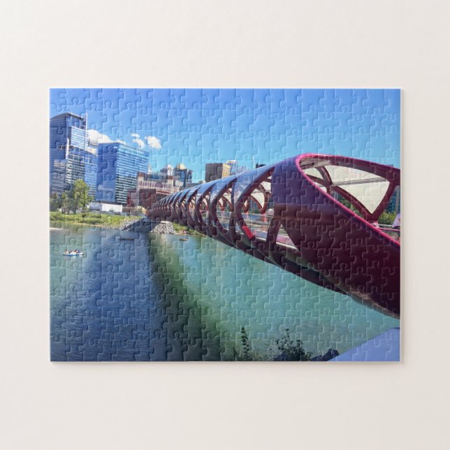 Puzzle Pont Alberta Calgary. (Horizontal)