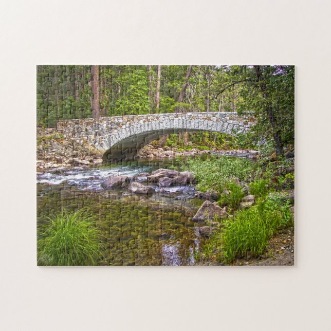 Puzzle Pont au-dessus de courant de scintillement (Horizontal)