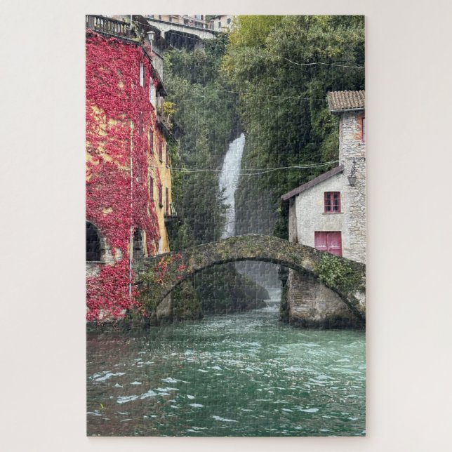 Puzzle Pont au lac de Côme (Vertical)