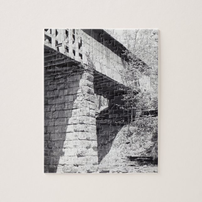 Puzzle Pont couvert (Vertical)