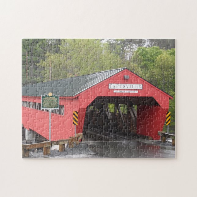 Puzzle Pont couvert de Taftsville, Vermont (Horizontal)