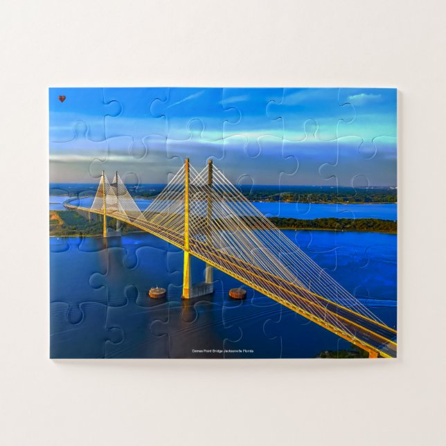 Puzzle Pont Dames Point Jacksonville Floride. (Horizontal)