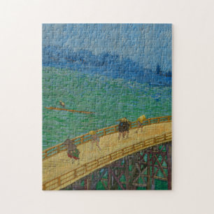 Puzzle Pont dans la pluie, après Hiroshige, 1887