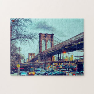 Puzzle Pont de Brooklyn New York.