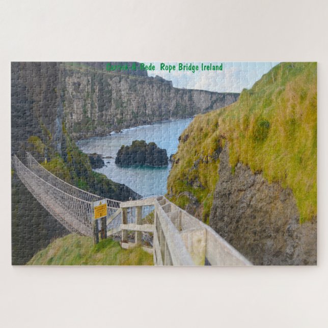 Puzzle Pont de corde de Carrick-A-Rede Irlande (Horizontal)