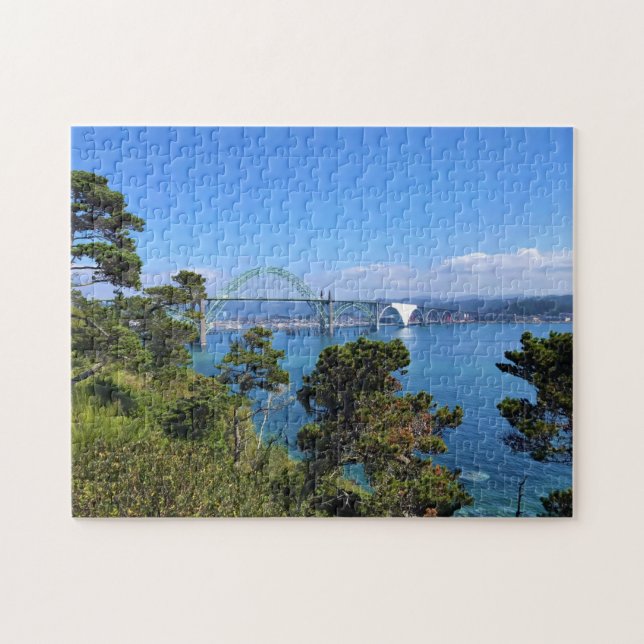 Puzzle Pont de la Baie de Yaquina, Newport, Oregon (Horizontal)