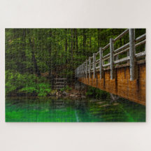 Pont de la rivière McKenzie en Oregon