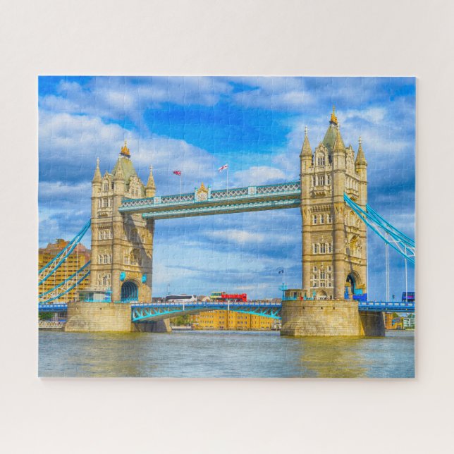 Puzzle Pont de la Tour Londres. (Horizontal)
