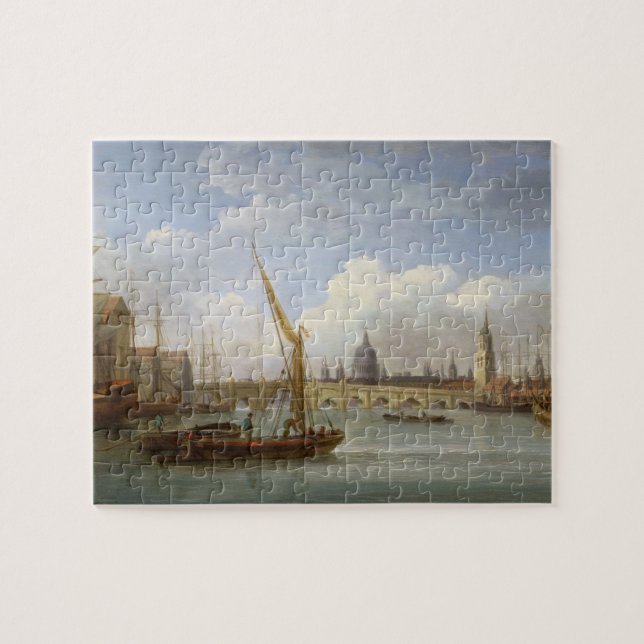 Puzzle Pont de Londres, avec la cathédrale de St Paul (Horizontal)