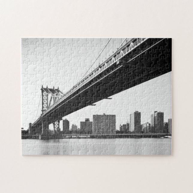 Puzzle Pont de Manhattan et horizon, New York, USA (Horizontal)