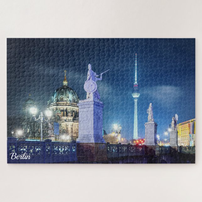Puzzle Pont de pierre près de la cathédrale de Berlin en  (Horizontal)