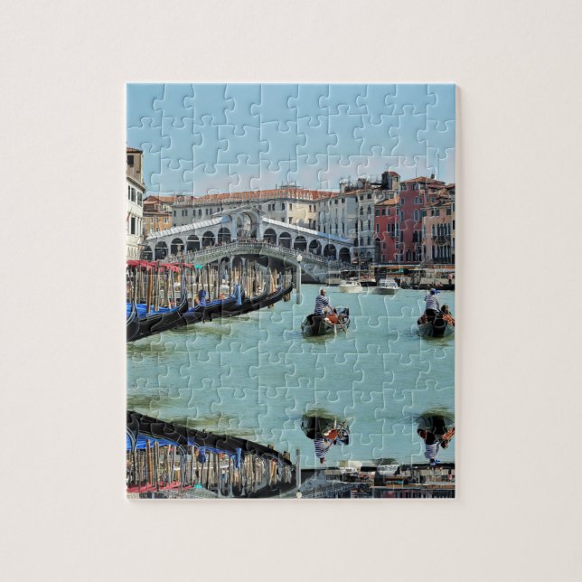 Puzzle PONT DE RIALTO - Venise - Canal Grande (Vertical)